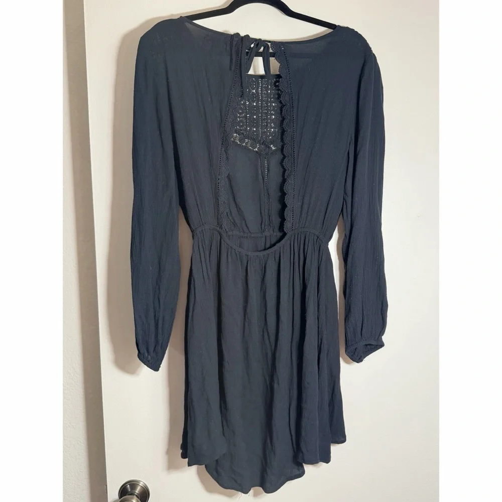 Amuse Society black Long Sleeve Dress - Picture 3 of 3